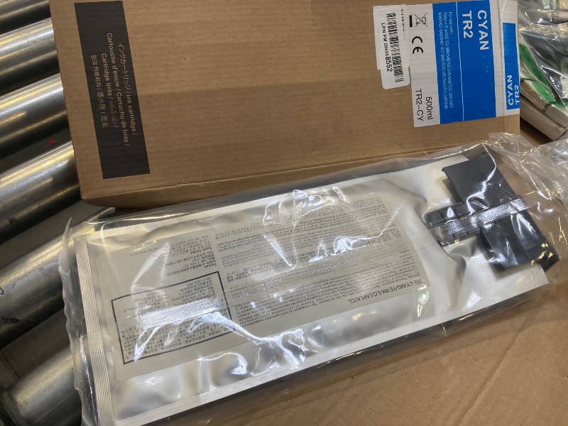 Photo 1 of TR2 Ink Cartridge Replacement for Roland TR2 Ink Cyan Compatible for TrueVIS SG-300 SG-540 SG2-300 SG2-540 SG2-640 SG3-300 SG3-540 VG-540 VG-640 VG2-540 VG2-640 VG3-540 VG3-640 Printers (TR2-CY)