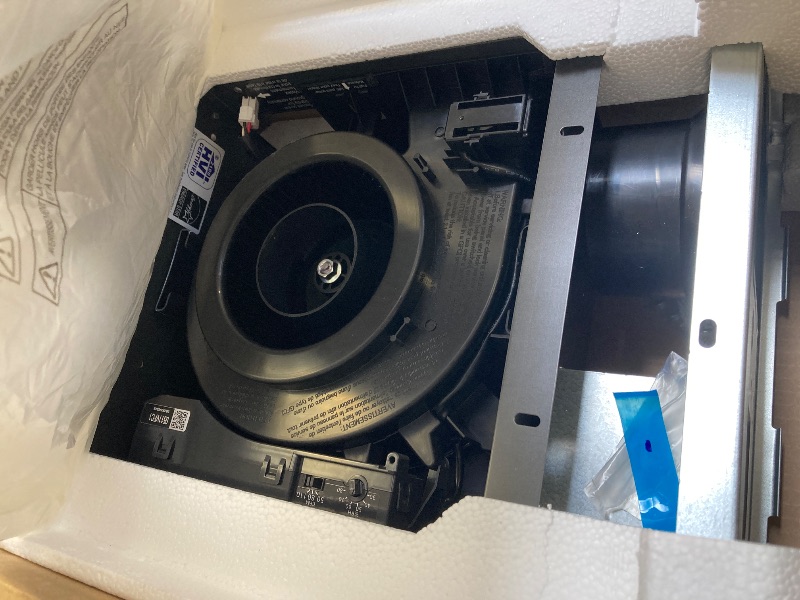Photo 1 of Panasonic FV-0511VFL1K WhisperFit DC Retrofit Ventilation Fan with Light, Dimmable and Adjustable Color Temperature Light, 50, 80 or 110 CFM