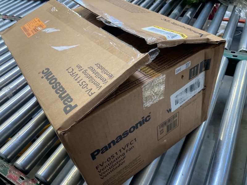 Photo 1 of Panasonic FV-0511VFL1K WhisperFit DC Retrofit Ventilation Fan with Light, Dimmable and Adjustable Color Temperature Light, 50, 80 or 110 CFM