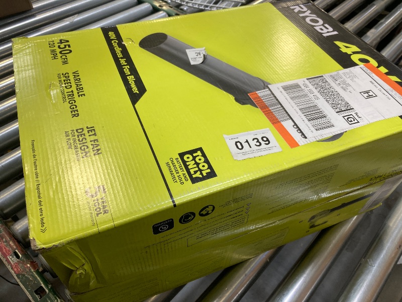 Photo 1 of 40V 450 CFM JET FAN BLOWER-----TOOL ONLY
