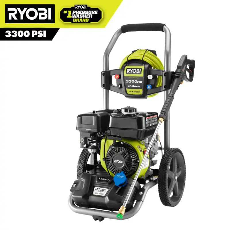 Photo 1 of 3300 PSI 2.4 GPM Cold Water Gas Pressure Washer with 212cc Engine
