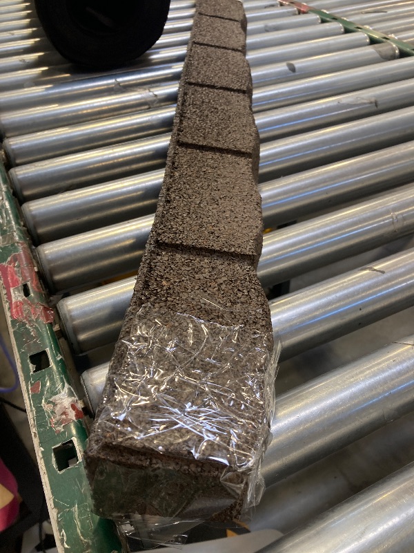 Photo 1 of Vigoro Roman Stone 4 ft. Earth Rubber Garden Edging MT5001597