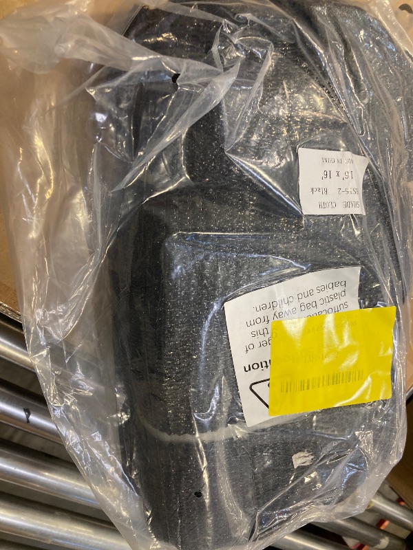 Photo 1 of 16 ft. x 16 ft. 50% Black Shade Cloth