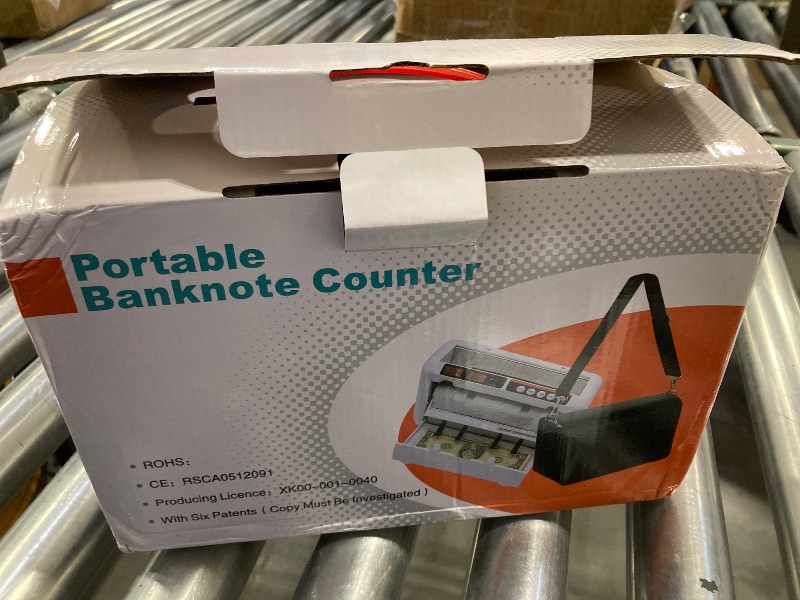 Photo 1 of Portable Bill Counter, Money Machine UV MG Fake Money Detector Bill Counter Cash Counting

