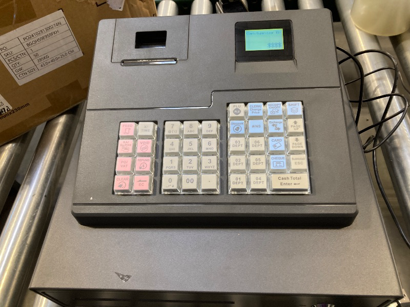 Photo 1 of Cash Register, Retail Stores Cash Register, Price Checkout Supermarket Smart POS Machine for Small Business ECR600,
