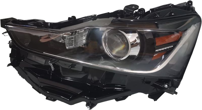 Photo 1 of Headlight Assembly Fit for 2017 2018 2019 2020Lexus IS300 IS350, Left Driver Side Replacement, LED Front Headlamp, Black Housing Clear Lens

