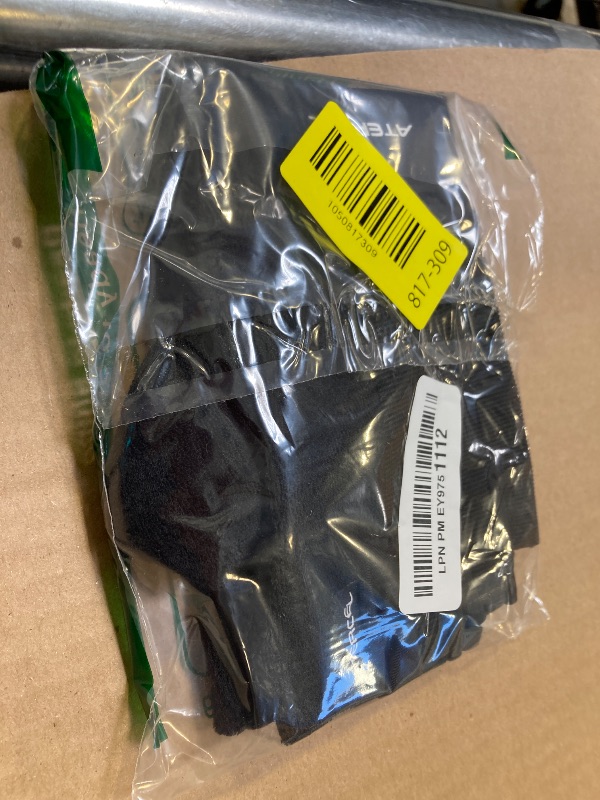 Photo 1 of ATERCEL Workout Gloves for Men and Women, Exercise Gloves for Weight Lifting, Cycling, Gym, Training, Breathable and Snug fit (Black, M)