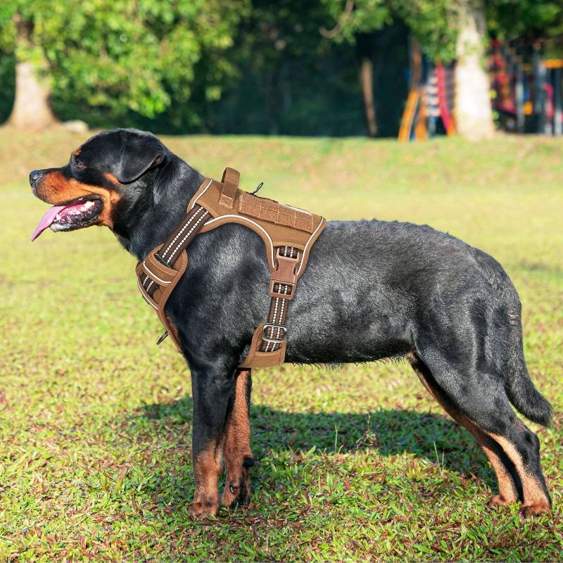 Photo 1 of Beebiepet Heavy Duty Tactical Dog Harness  Large, Brown