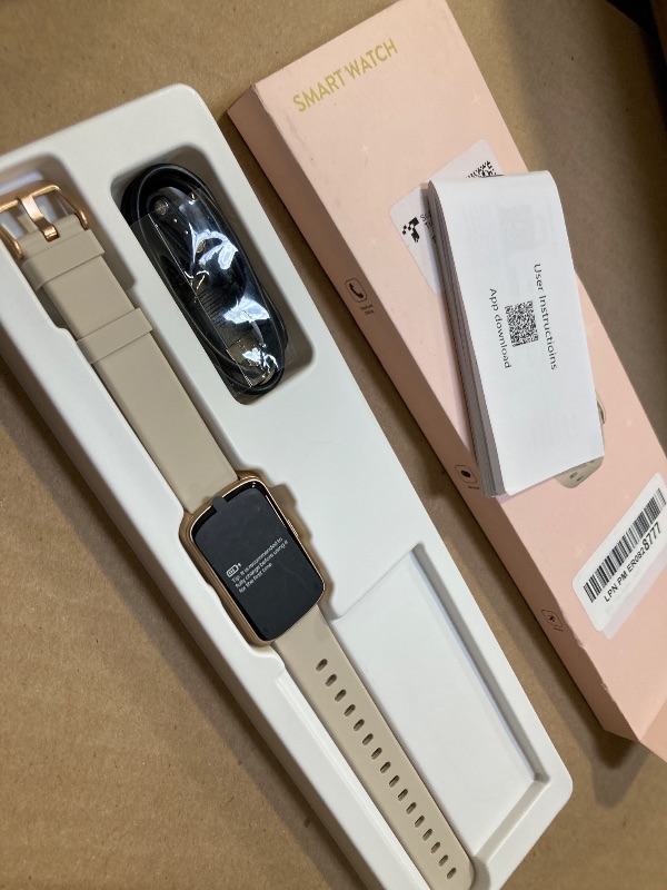 Photo 1 of Fitness Tracker, Smart Watch for Women Men with 24/7 Heart Rate/Blood Pressure/Blood Oxygen Monitor,Sleep Tracker,Step & Calorie Counter, IP68 Waterproof Fitness Watches Compatible with Android&iPhone