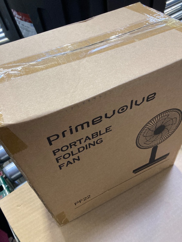 Photo 1 of Primevolve Portable Rechargeable Oscillating Fan, Battery Operated Fan Adjustable Height, USB Home Office Outdoor Camping Travel, White 10"