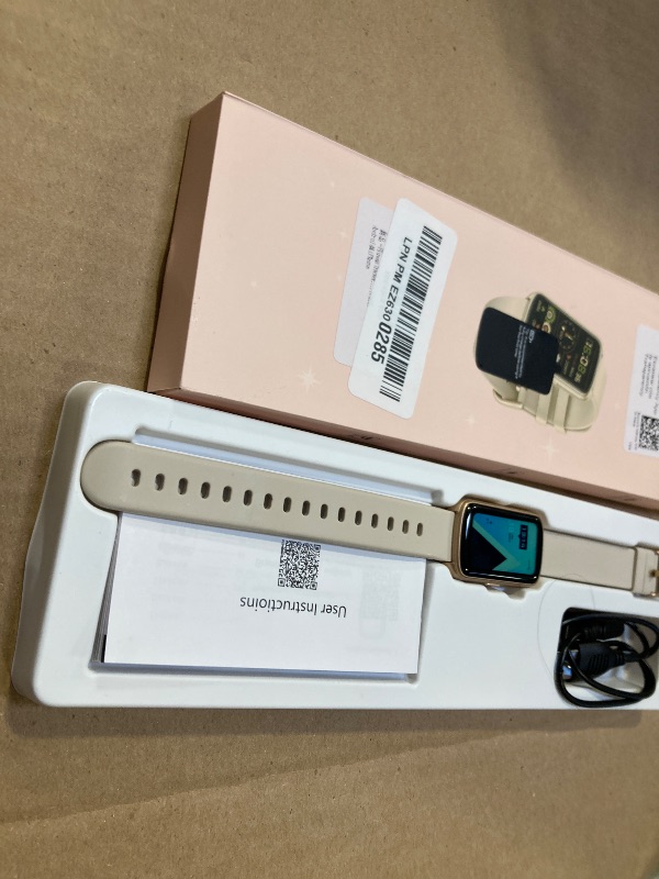 Photo 1 of Fitness Tracker, Smart Watch for Women Men with 24/7 Heart Rate/Blood Pressure/Blood Oxygen Monitor,Sleep Tracker,Step & Calorie Counter, IP68 Waterproof Fitness Watches Compatible with Android&iPhone