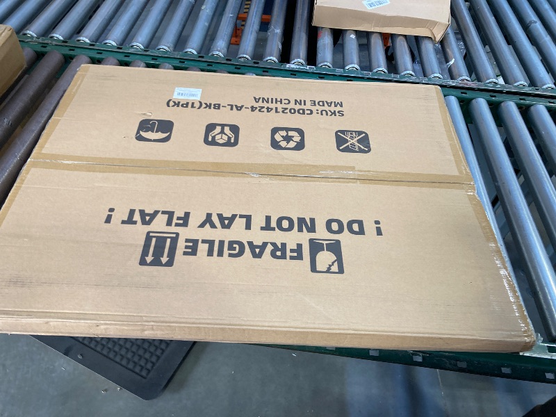 Photo 1 of 24x32 Aluminum Shadow Box Jersey Frame 1 Pack, Black Large Jersey Frame Display Case for Wall Display