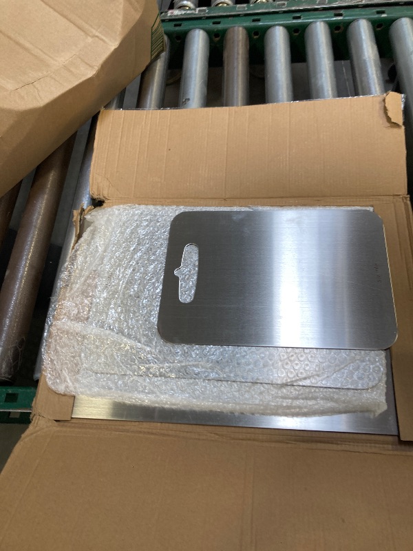 Photo 1 of 3pcs Stainless Steel Cutting Board Cutting Boards for Kitchen, Upgrade Double Sided Board, Thick Cutting Board for Home Kitchen Cooking