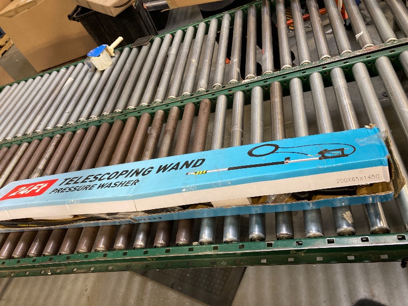 Photo 1 of 24FT Aluminum Telescoping Pressure Washer Wand with Power Washer Extension Wand, Gutter Cleaner Attachment, Brush Head, 7 Spray Nozzle Tips, 3 Hose Inlet Adapters and Support Harness1