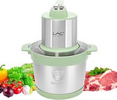 Photo 1 of 24 Cup Large Capacity Food Processors,Meat Grinder Veggie Chopper with Stainless Steel Bowl,3 Speeds,4 Bi-Level Bladesand Spatula for Baby Food,Meat,Onion,Vegetables,Fruits