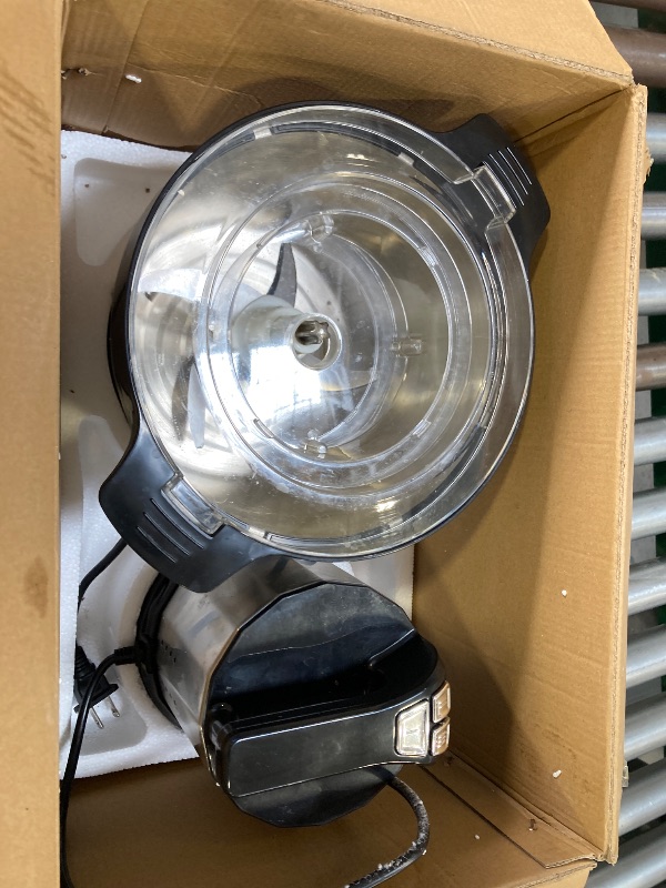 Photo 1 of 24 Cup Large Capacity Food Processors,Meat Grinder Veggie Chopper with Stainless Steel Bowl,3 Speeds,4 Bi-Level Bladesand Spatula for Baby Food,Meat,Onion,Vegetables,Fruits