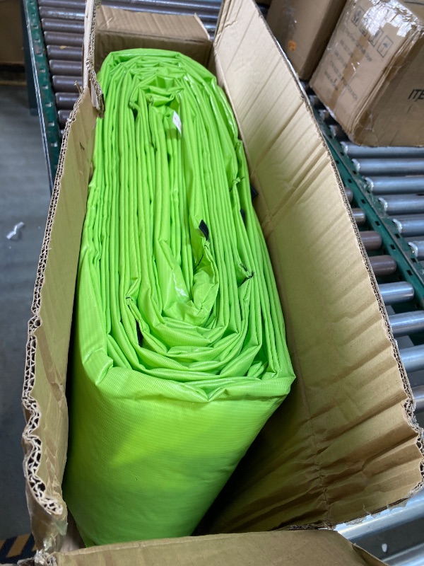 Photo 1 of Round Trampoline Safety Pad Replacement Frame Spring Green Cover 14'