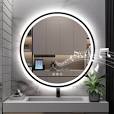 Photo 1 of 24" Round LED Bathroom Mirror with Lights,Lighted Bathroom Vanity 24"L x 24"W