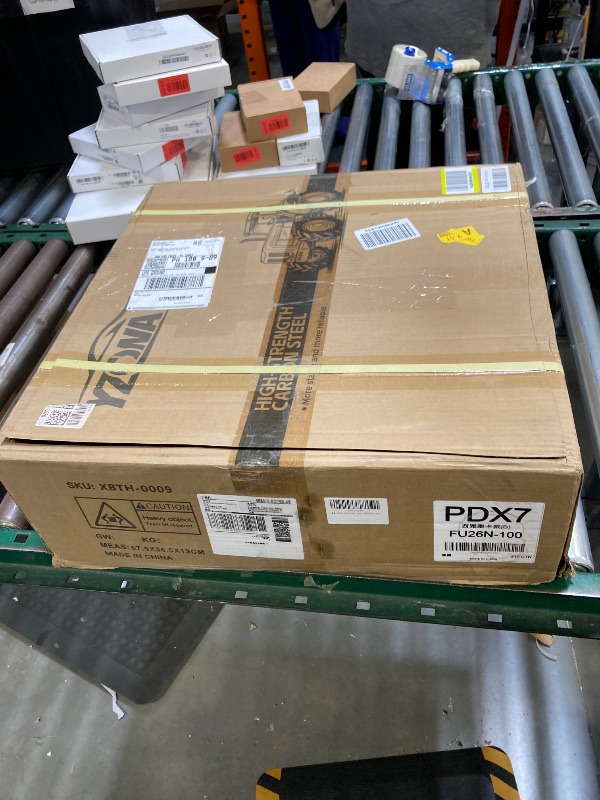 Photo 1 of 3 Point Trailer Hitch with 2" Receiver for Category 1, 3 Pt Tractor, Heavy Duty Quick Hitch Drawbar Adapter for John Deere, Kubota, Kioti, Yanmar, Cat, NorTrac, BX, LM25H, WLM Tractor, Black