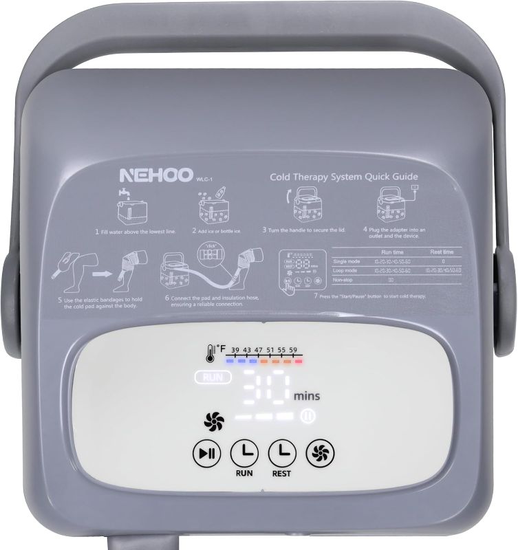 Photo 1 of
NEHOO Cold Therapy System, Programable Ice Therapy Machine for Knee After Surgery, Post-Surgery Continuous Cryotherapy Cold Pack