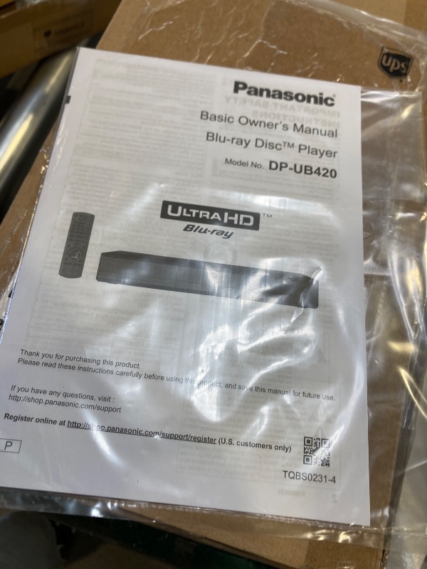 Photo 1 of (UB420P, ABC Region, audio DSD, limited to 96khz)