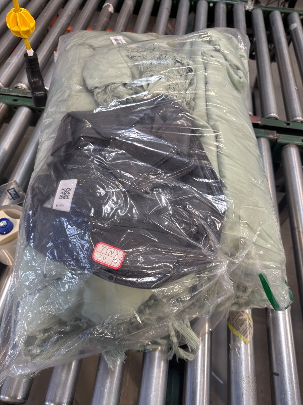 Photo 1 of Andency Sage Green Comforter Set Queen Size, 3 Pieces Boho Tassel Lightweight Vintage Soft Bedding Comforter Sets, All Season Fluffy Fringe Bed Set (90x90In Comforter & 2 Pillowcases)