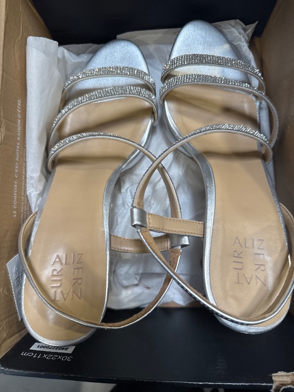 Photo 1 of (See Notes)Naturalizer Womens Brenta Heeled Sandal Silver