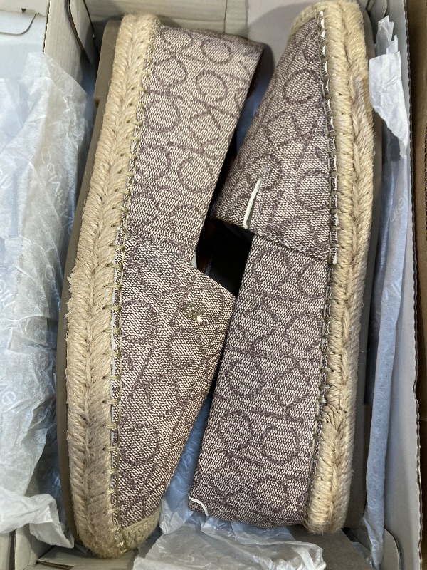 Photo 1 of (SEE NOTES )Calvin Klein Women's Popular Flat, Taupe Logo, 8