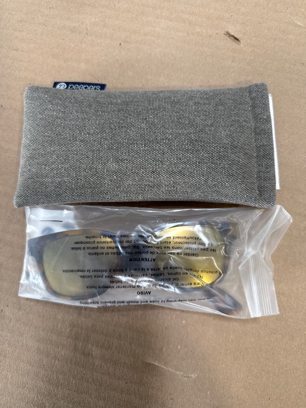 Photo 1 of Peepers by PeeperSpecs 18th Hole Bifocal Sunglasses Soft Square, Tortoise, +2.50 + 2.5