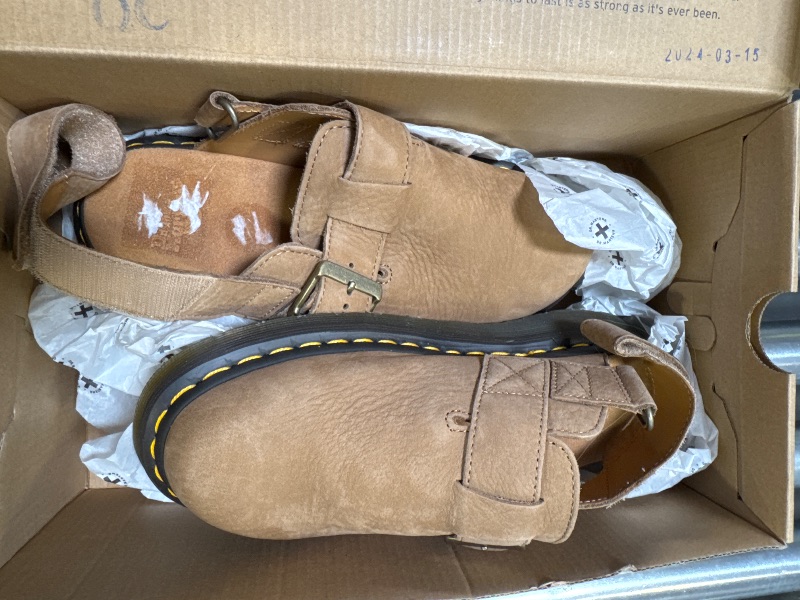 Photo 1 of Dr. Martens Unisex Jorge II Suede Slingback Mules, Savannah Tan, Men’s 6