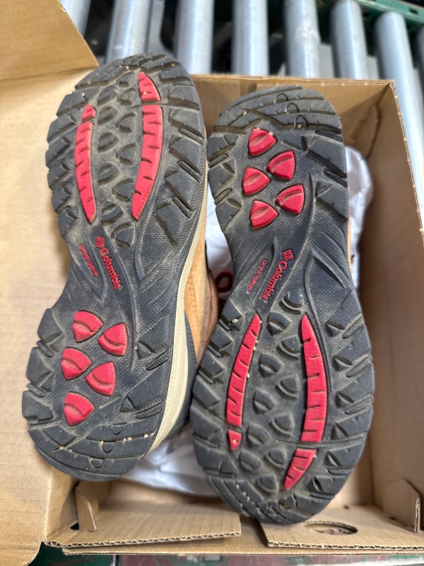 Photo 1 of Columbia Women's Newton Ridge Plus Waterproof Amped, Elk/Mountain Red, size 8