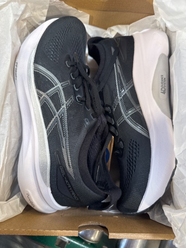 Photo 1 of ASICS Women's Gel-Kayano 31 2A Running Shoes, 8, Black/Pure Silver