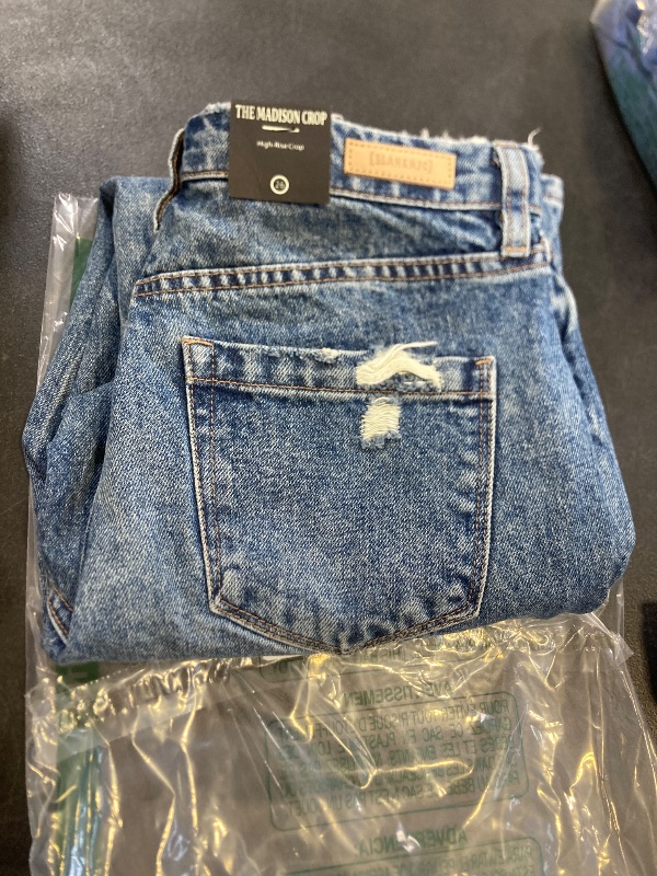 Photo 1 of [BLANKNYC] Womens Luxury Clothing Stylish Cropped Jeans, Fashionable Pants, Casual Wear, The Madison Crop, Good Vibrations, 26