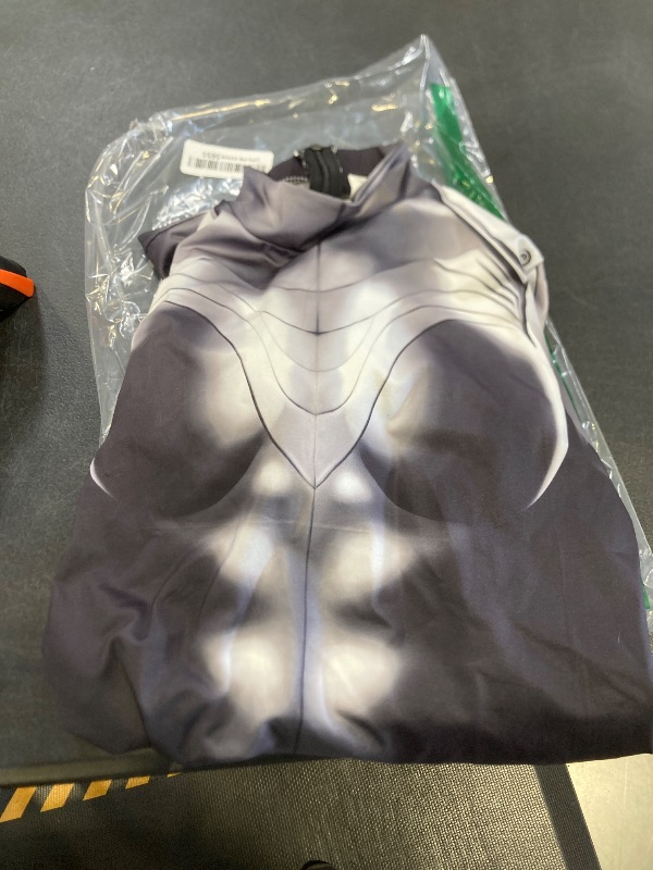 Photo 1 of Alidamo Womens Halloween Jumpsuit Bodysuit Cosplay 3D Skull Skeleton White Machinery Small