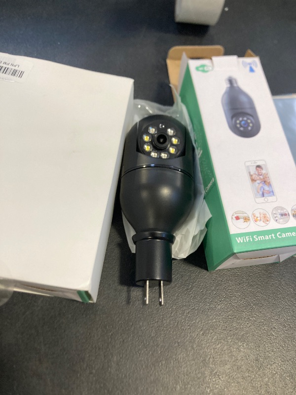 Photo 1 of 2K Light Bulb Security Camera, 2.4/5GHz Wi-Fi 6 Security Cameras Wireless Outdoor, 360° PTZ Cameras for Home Security with Color Night Vision, Human Detection, 2 Way Talk, Easy Installation, 2 Pack