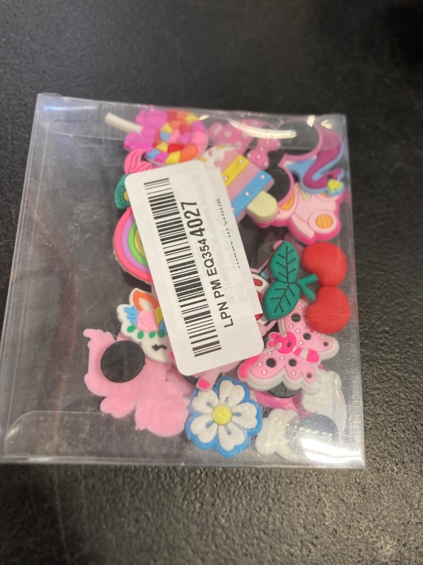 Photo 1 of 20PCS Lovely Shoe Charms for Croc slipper, PVC Charms for Kids Girls Womens Clog Shoes Decorations Charms Summer Birthday Gift