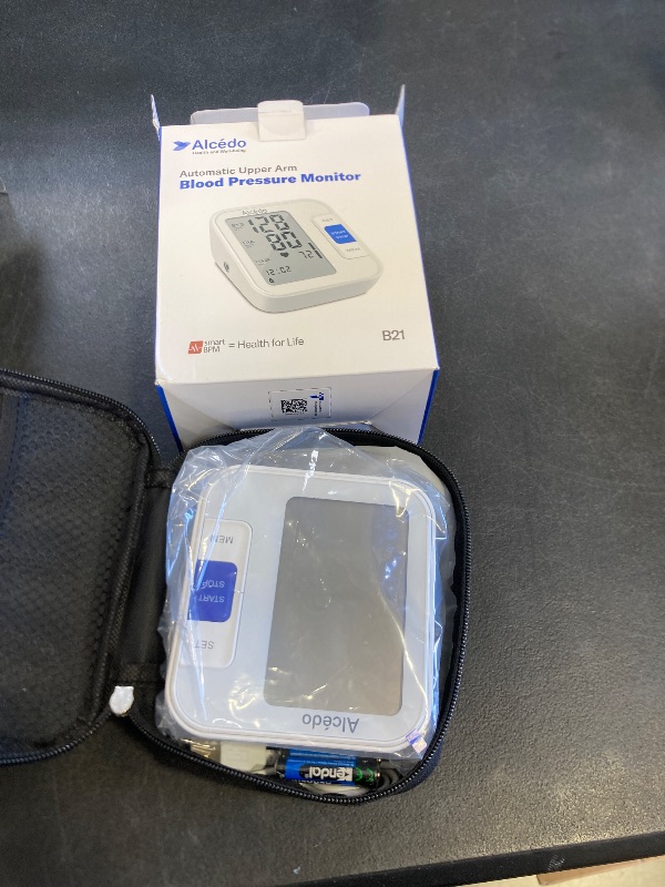 Photo 1 of Alcedo Blood Pressure Monitor for Home Use, Automatic Digital BP Machine with Large Cuff for Upper Arm, LCD Screen, 2x120 Memory, Talking Function