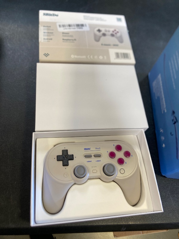 Photo 1 of 8Bitdo Pro 2 Bluetooth Controller for Switch/Switch 2, Hall Effect Joysticks, 2 Pro Back Paddle Buttons, Wireless Gaming Controller for Switch, PC, Android, and Steam Deck & Apple (G Classic Edition)