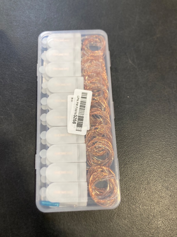 Photo 1 of 20 Pack Fairy Lights Battery Operated, 3.3ft 20 LED Mini String Lights Twinkle Lights Copper Wire Firefly Starry Lights for Mason Jars Wedding Party Christmas Centerpiece Table Decorations, Warm White