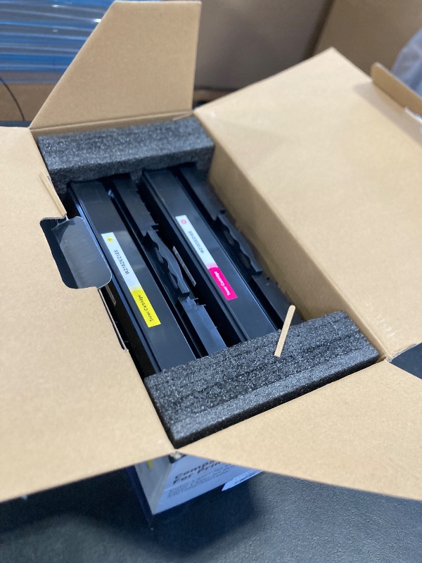 Photo 1 of 218X Toner Cartridges 4 Pack High Yield 3201dw MFP 3301fdw Toner Compatible for HP 218X 218A Set for HP Color Laserjet Pro 3201dw MFP 3301fdw 3301sdw 3301cdw Printer(Black/Cyan/Yellow/Magenta)