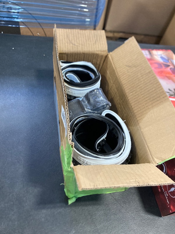 Photo 1 of 2-Pack Kids Bike Tires Set: Hycline 20x2.125 Inch (57-406 mm) Folding Replacement Puncture-Resistant Bicycle Tires and Pair Inner Tubes with Tire Levers for Beach Urban City Commuter Bike-White