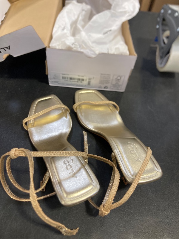 Photo 1 of ALDO Women's Dime Heeled Sandals, Gold, 9