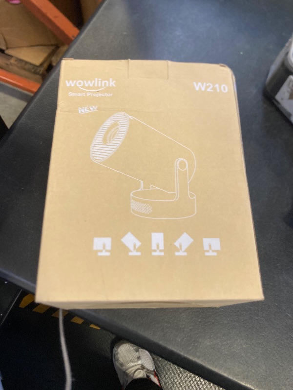 Photo 1 of [Built-in Apps & 2025 Upgraded] Mini Projector with WiFi 6 and Bluetooth 5.4 Support 4K 1080P Auto Keystone 180° Rotatable Projector Portable Compatibile with HDMI/TV Stick/Memory Stick/Laptop, White