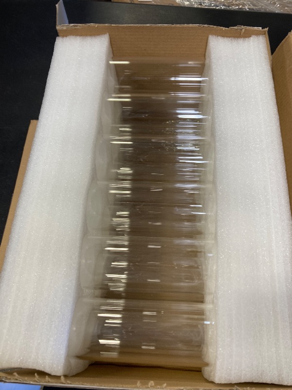 Photo 1 of 18pcs Glass Vase Cylinder Vases for Centerpieces Small Flower Glass Clear Vases Home Decor Centerpiece Table Flower Vase Decorations for Office Beautification?Holiday 7.5 Inch Tall
