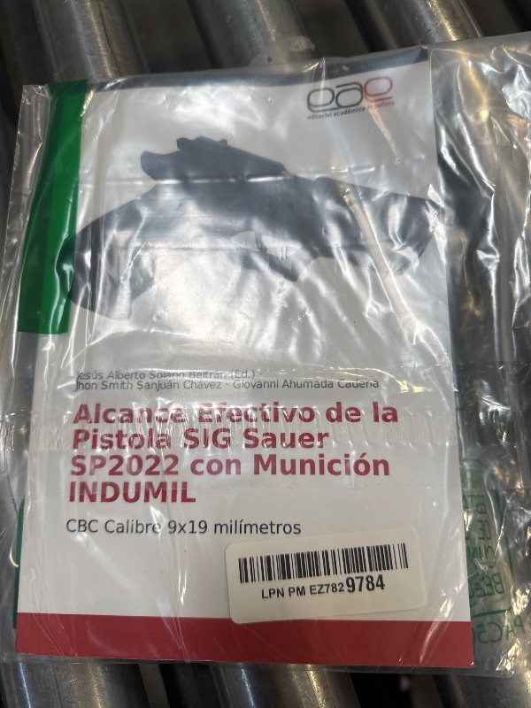 Photo 1 of Alcance Efectivo de la Pistola SIG Sauer SP2022 con Munición INDUMIL: CBC Calibre 9x19 milímetros (Spanish Edition)