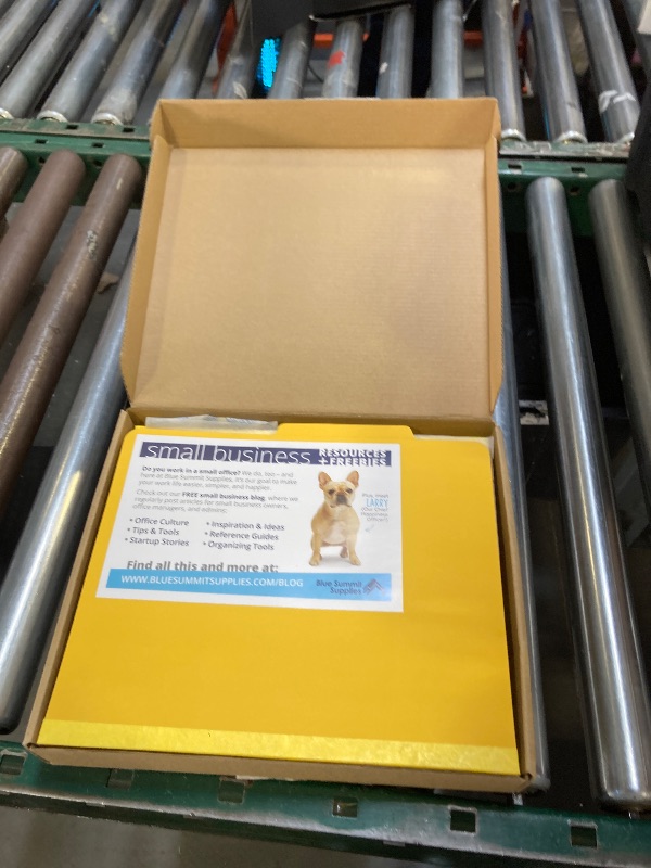 Photo 1 of 10 Yellow Classification Folders, 2 Divider, 2 Inch Tyvek Expansions, Durable 2 Prongs Designed to Organize Standard Medical Files, Law Client Files, Office Reports, Letter Size, Yellow, 10 Pack