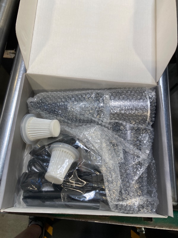 Photo 1 of 4-in-1 Car Vacuum Portable Cordless & Dust Buster, 20000pa High Power Handheld Vacuum Cordless Rechargeable, Mini Vacuums with 3 Reusable Filter, Vacuum Cleaner for Car Home Office & Pet(Silver Gray)