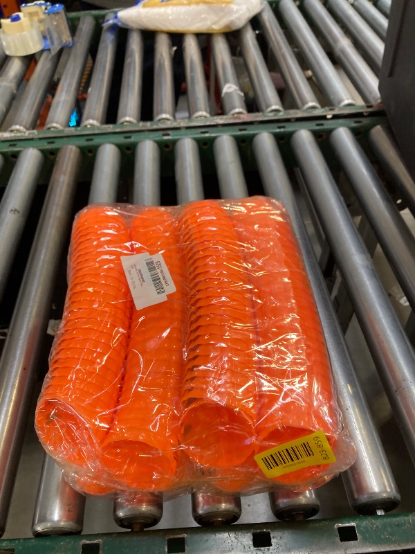 Photo 1 of 100 Pcs Plastic Fillable Pumpkins Bulk Mini Halloween Pumpkin Storage Candy Box Pumpkin Candy Holder for Halloween Trick Treat Gift Party Favors