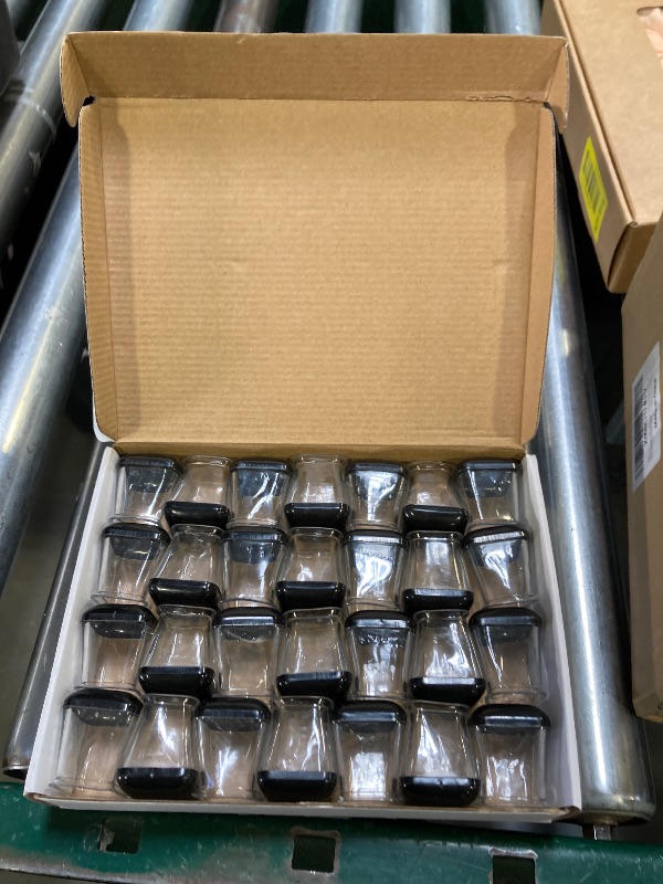 Photo 1 of 28 Pcs Chair Leg Sliders for Carpet, Square Chair Glides, Silicone Furniture Leg Protectors Caps, Carpet Protectors Table Feet Covers Cups, Teflon Furniture Pads Sliders (Fit:13/16" ~ 1")