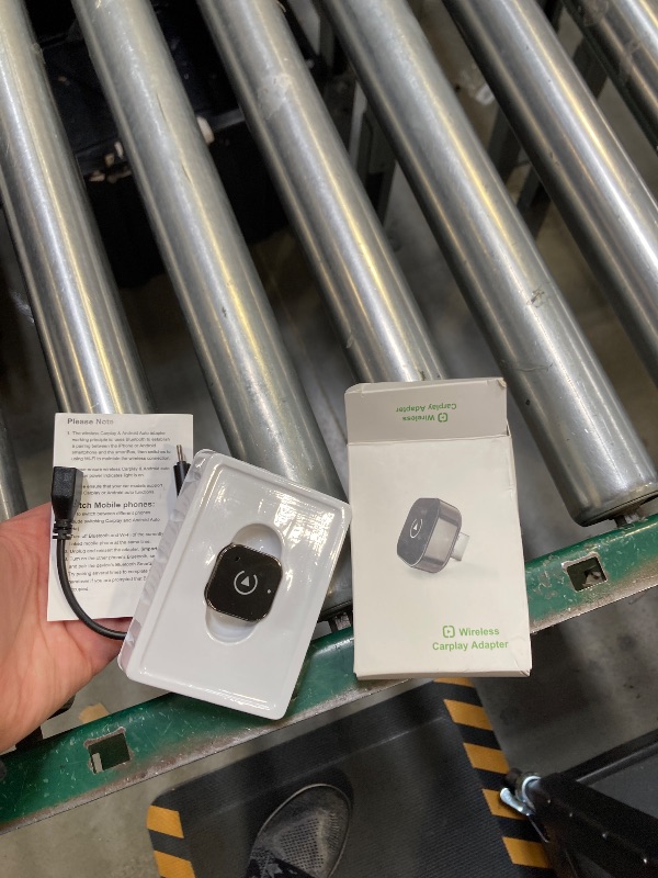 Photo 1 of 2025 Upgraded Mini Wireless CarPlay & Android Auto Adapter, 2-in-1 CarPlay DonglePlug & Play Wireless CarPlay Adapter with USB/USB-C Port(Black)